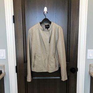 Express faux leather coat